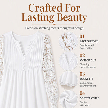 Women's Lace Long Sleeve Dress