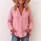 Women's Ruffled V-Neck Blouse