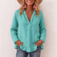 Women's Ruffled V-Neck Blouse