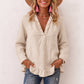 Women's Ruffled V-Neck Blouse