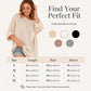 Women's Casual Cozy Crewneck Knit Top