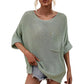 Women's Casual Cozy Crewneck Knit Top