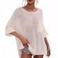 Women's Casual Cozy Crewneck Knit Top