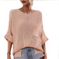 Women's Casual Cozy Crewneck Knit Top