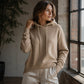 Women's Casual Hooded Sweater with Drawstring