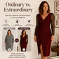 Women's Glittering Bodycon Dress with Mesh Sleeves
