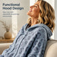 Women’s Leopard Print Knitted Hoodie 