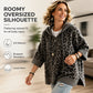 Women’s Leopard Print Knitted Hoodie 