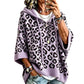 Women’s Leopard Print Knitted Hoodie 