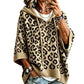 Women’s Leopard Print Knitted Hoodie 