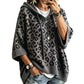 Women’s Leopard Print Knitted Hoodie 
