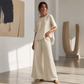 Women's Loose-Fit Top & Wide-Leg Pants Set