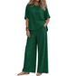 Women's Loose-Fit Top & Wide-Leg Pants Set