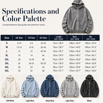 🎁💥Women's Relaxed Zip Hoodie Jacket