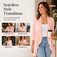 Women's 3/4 Sleeve Open Front Cardigan