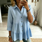 Women's Crinkle Textured Long Sleeve Shirts