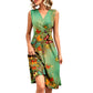 🔥🌸Flattering V-Neck Midi Dress