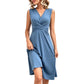 🔥🌸Flattering V-Neck Midi Dress