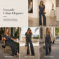 Women's Tie-Front Top and Wide-Leg Pants Set