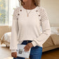 Women's Casual Ribbed Knit Long Sleeve Top