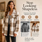 ⏰🍂Autumn Early Bird Sale--Women's Plaid Button-Down Cozy Jacket