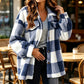 ⏰🍂Autumn Early Bird Sale--Women's Plaid Button-Down Cozy Jacket
