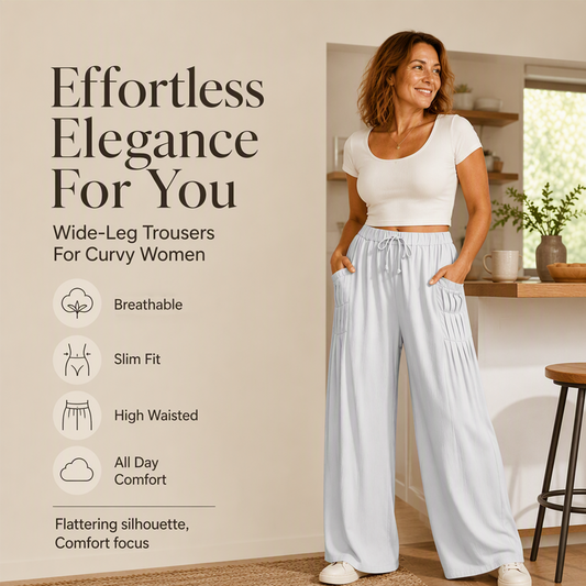 Women's Cotton Linen Wide Leg Pants