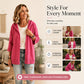🔥✨ Women's 3/4 Sleeve Hooded Knit Cardigan – Soft Lightweight Layer For Effortless Everyday Style 🤍