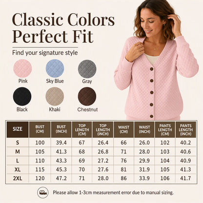 ✨Women's Casual Quilted Button Down Jacket– Lightweight Warm Layer For Effortless Autumn Style🍂
