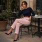 Women's Loose Fit High-Waisted Pants