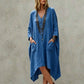Women's Loose V-Neck Asymmetrical Dress