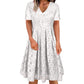 Women's Elegant V-Neck Lace Dress