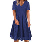Women's Elegant V-Neck Lace Dress