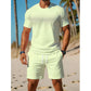 Men's Casual T-Shirt & Shorts 2-Piece Set