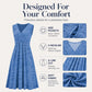 Women's Plus Size Sleeveless V-Neck Dress