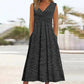 Women's Plus Size Sleeveless V-Neck Dress