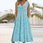 Women's Plus Size Sleeveless V-Neck Dress