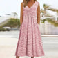 Women's Plus Size Sleeveless V-Neck Dress
