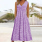 Women's Plus Size Sleeveless V-Neck Dress