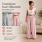 Women's Elegant High-Waisted Wide-Leg Suit Pants