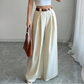 Women's Elegant High-Waisted Wide-Leg Suit Pants
