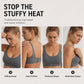 🌸💖Women's Hollow Mesh Push Up Sports Bra