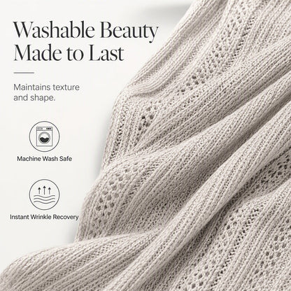 🌸 NEW ARRIVAL – 50% OFF 🧥 Elegant Textured Open Cardigan – Soft, Effortless & Easy to Style Every Day ✨