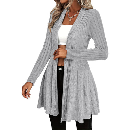 🌸 NEW ARRIVAL – 50% OFF 🧥 Elegant Textured Open Cardigan – Soft, Effortless & Easy to Style Every Day ✨