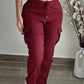 Women's Casual Drawstring Waist Cargo Pants