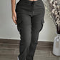 Women's Casual Drawstring Waist Cargo Pants