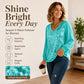 Women's Elegant Sequin V-Neck Top