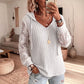 🌸💖Elegant Lace Hoodie Knit