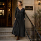 🌸💖Women's V-Neck Button Pleated Dress