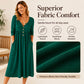 🌸💖Women's V-Neck Button Pleated Dress